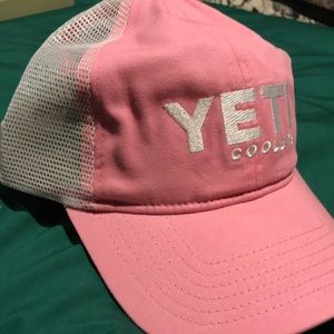 Pink YETI hat